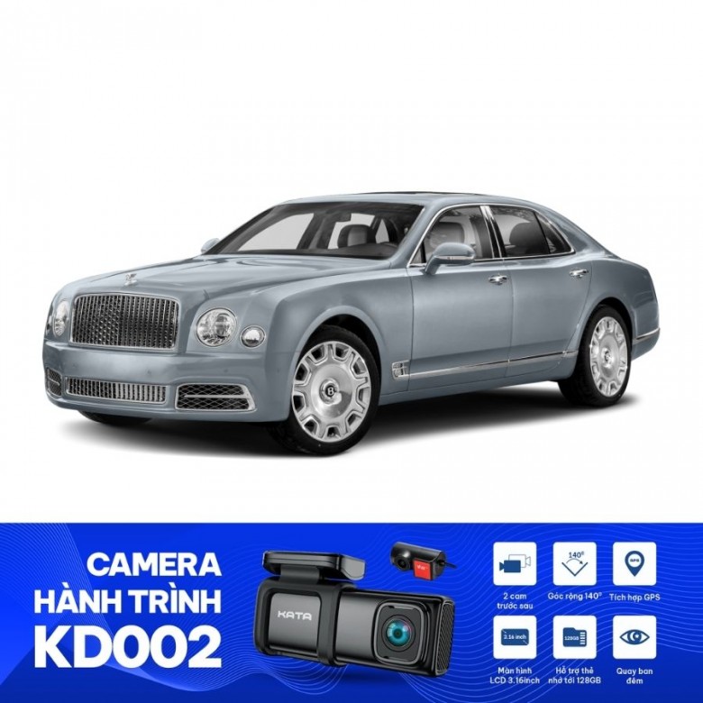 Lắp Camera Hành Trình Ở Hà Nội Cho Bentley Mulsanne | Lắp KD002